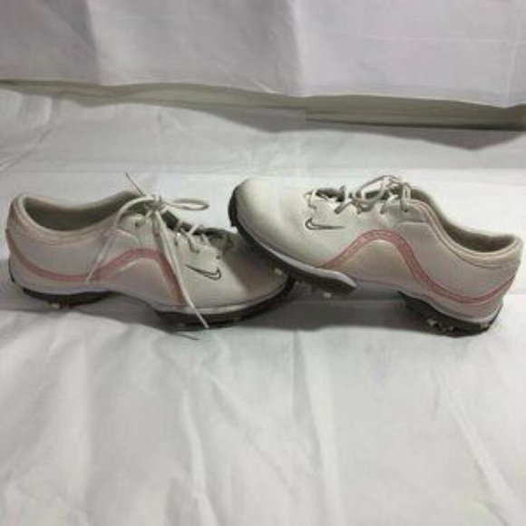 Nike Women's Sneakers Golf Shoes White Pink Size 6 - Picture 6 of 12